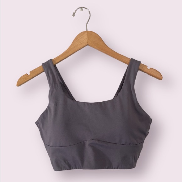 Gymshark Longline Sports Bra in Fog Purple - Picture 2 of 4